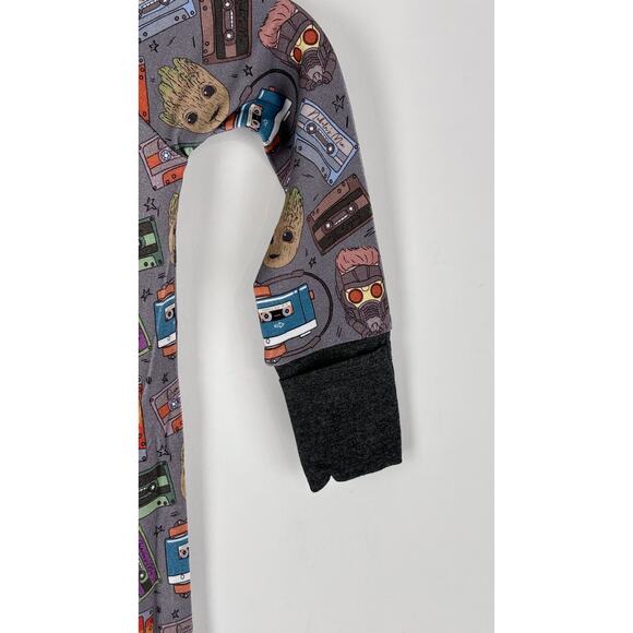 Ellie Sue Guardians Of The Galaxy Bamboo Zipper Romper Baby Size 6-12 Month New - Picture 9 of 12